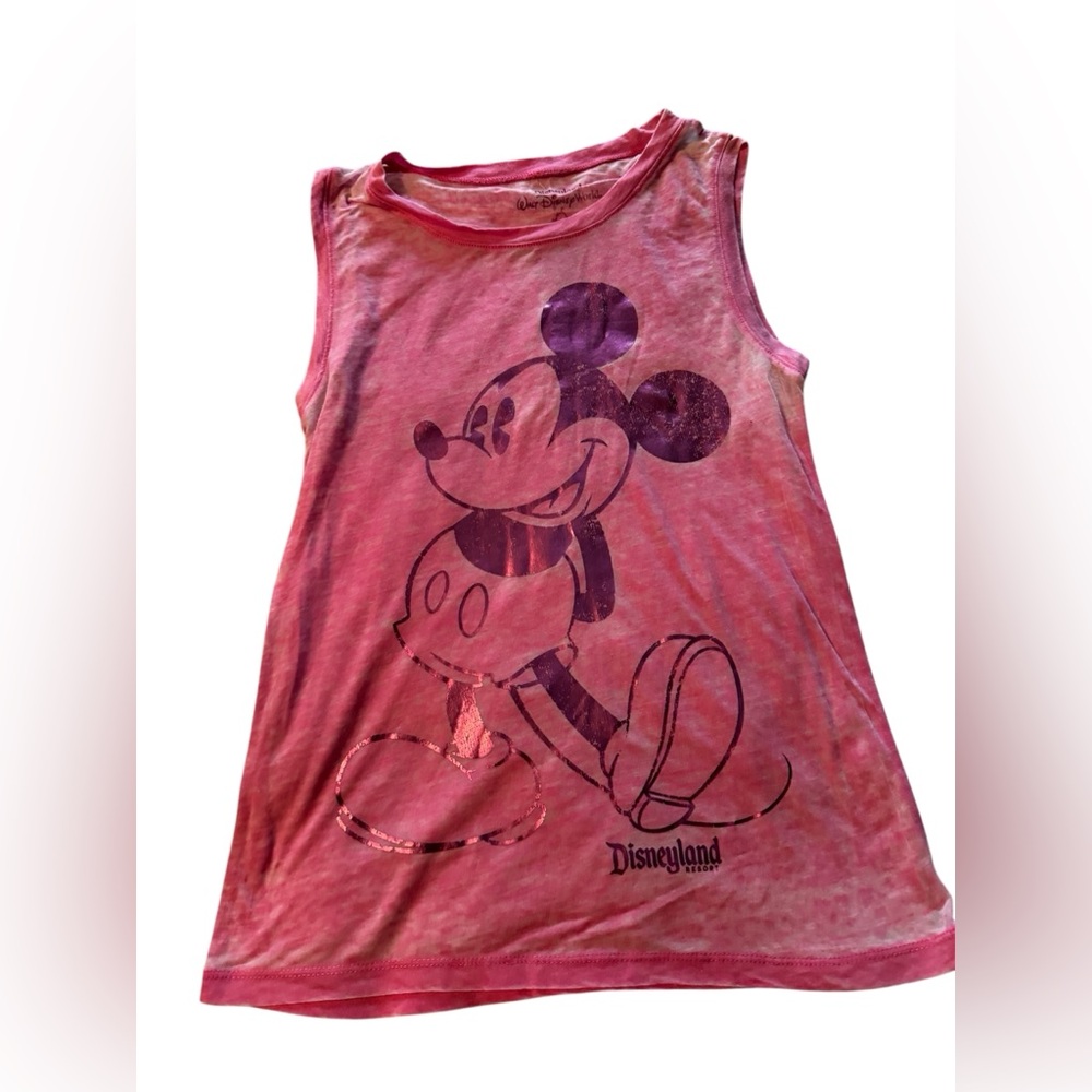 Disney Pink Mickey Mouse Vintage Tank Top